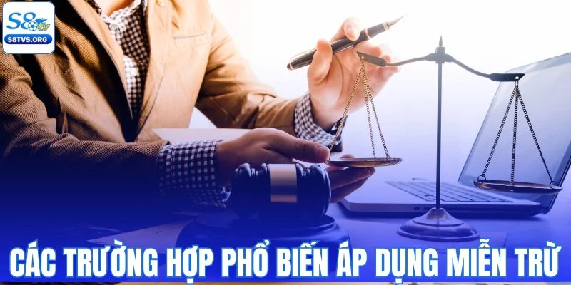 Các trường hợp phổ biến áp dụng miễn trừ