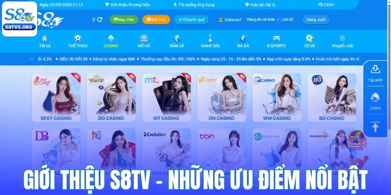 Giới thiệu S8TV - Những ưu điểm nổi bật