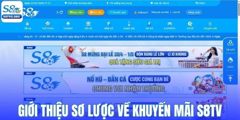 Giới thiệu sơ lược về khuyến mãi S8TV