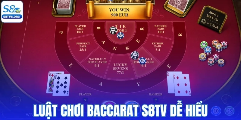 Luật chơi baccarat S8tv dễ hiểu cho bạn