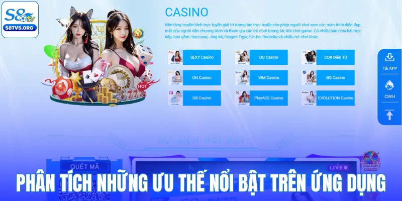 Phân tích những ưu thế nổi bật trên ứng dụng